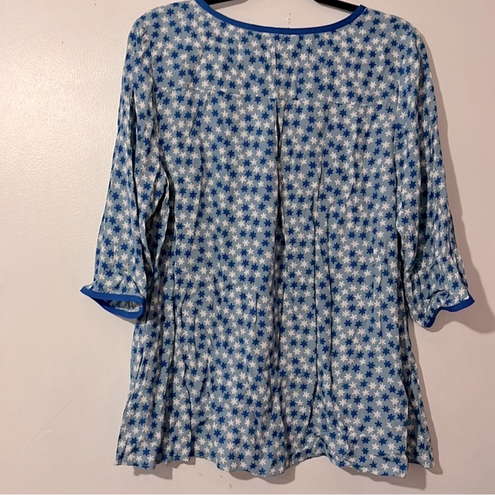 Boden scattered stars popover hi low top blue